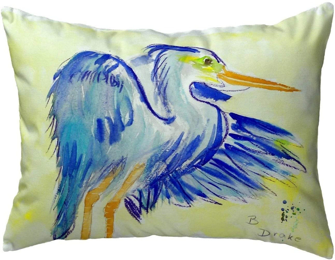 Teal Blue Small No Cord Pillow 11x14 Color Graphic