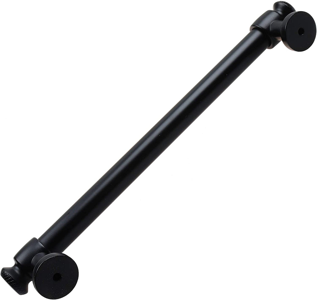 10 pk 6 1/4 Center Matte Black Classic Euro Cabinet Pull Traditional Metal - Diamond Home USA