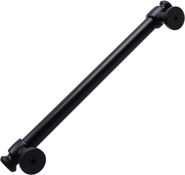 10 pk 6 1/4 Center Matte Black Classic Euro Cabinet Pull Traditional Metal - Diamond Home USA