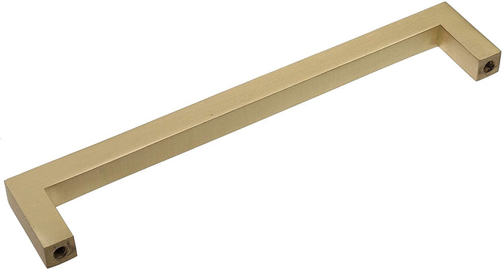 6 25 inch Cc Satin Nickel Solid Square Cabinet Bar Pull Handle (Pack 10) Modern Contemporary Zinc Gold Finish