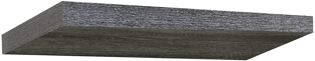 Modern Contemporary Black Oak Floating Shelf 23 629 251 5 Inches Mid Century MDF Reclaimed Wood Natural Finish - Diamond Home USA