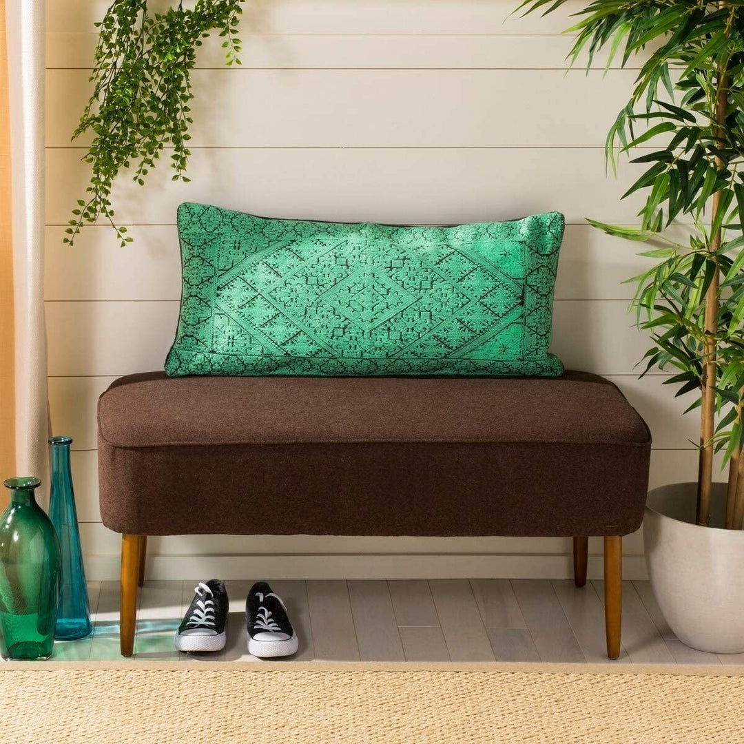 Boho Teal Green14 X 30 inch Decorative Pillow Blue