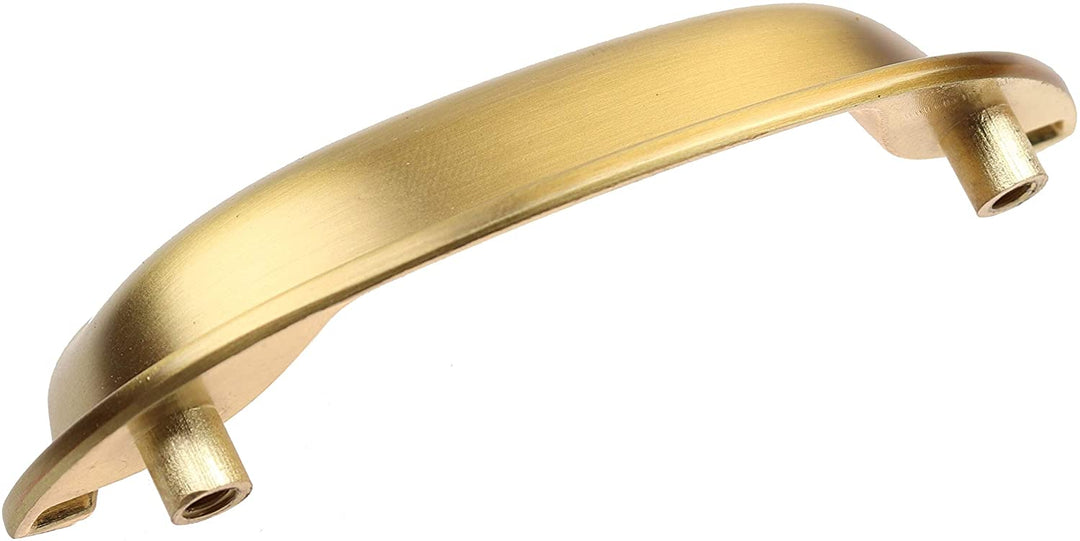 25 Pack 2 5 inch Center Bin Pull Satin Gold Modern Contemporary Zinc