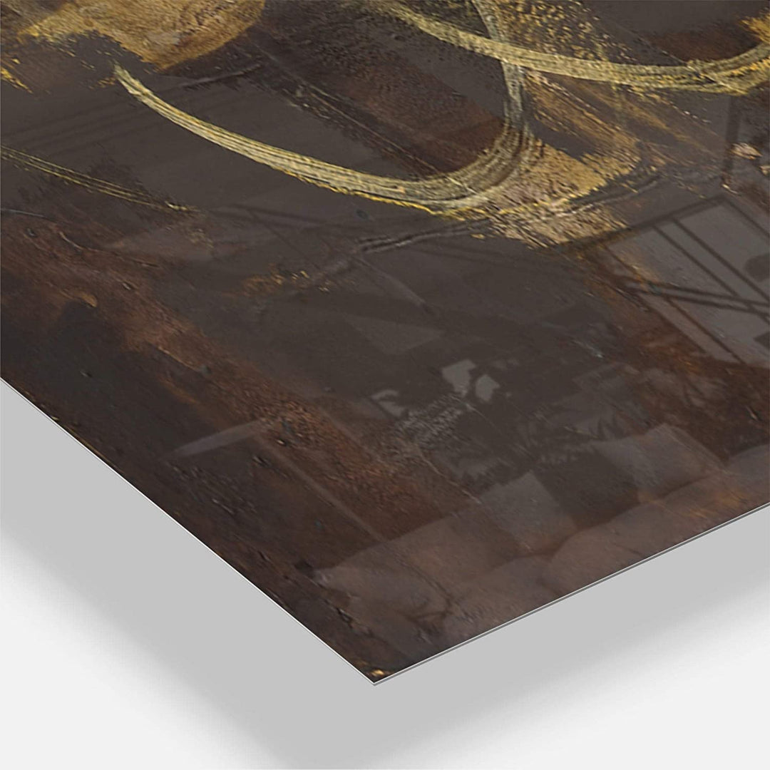 Glam Gold Chandelier' Glam 3 Panels Oversized Wall Clock 36 Wide X 28 High Panels Black Modern Contemporary Rectangular Steel Finish Battery - Diamond Home USA