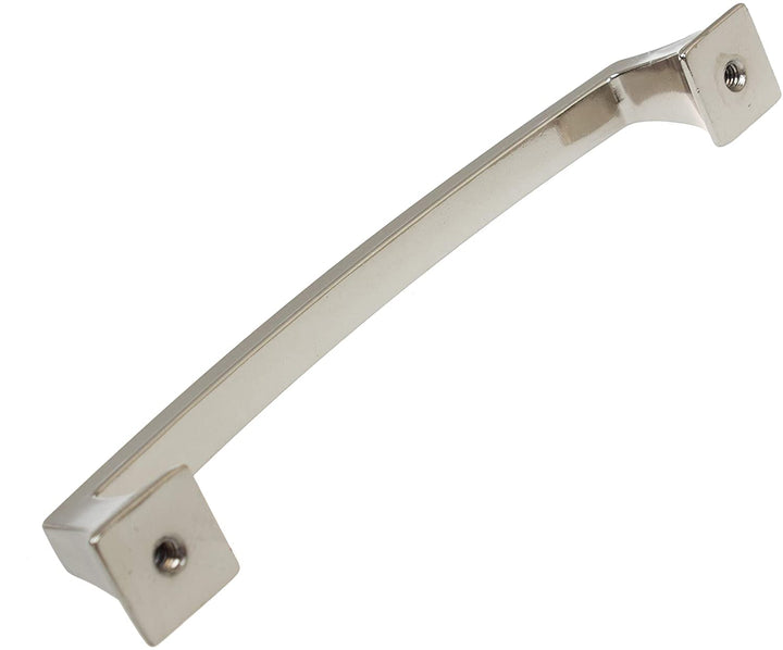 5 Pack 5 Center Satin Nickel Base Cabinet Pulls Industrial Zinc Finish - Diamond Home USA