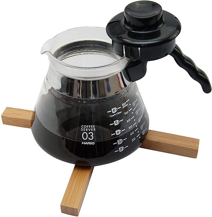 Tan Bamboo Trivet (Set 2) Brown Wood - Diamond Home USA