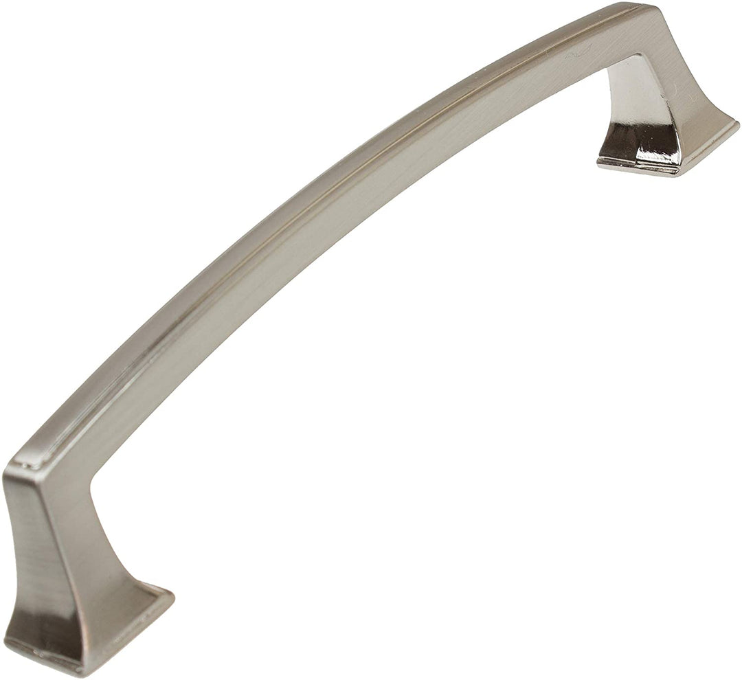 5 Pack 5 Center Satin Nickel Base Cabinet Pulls Industrial