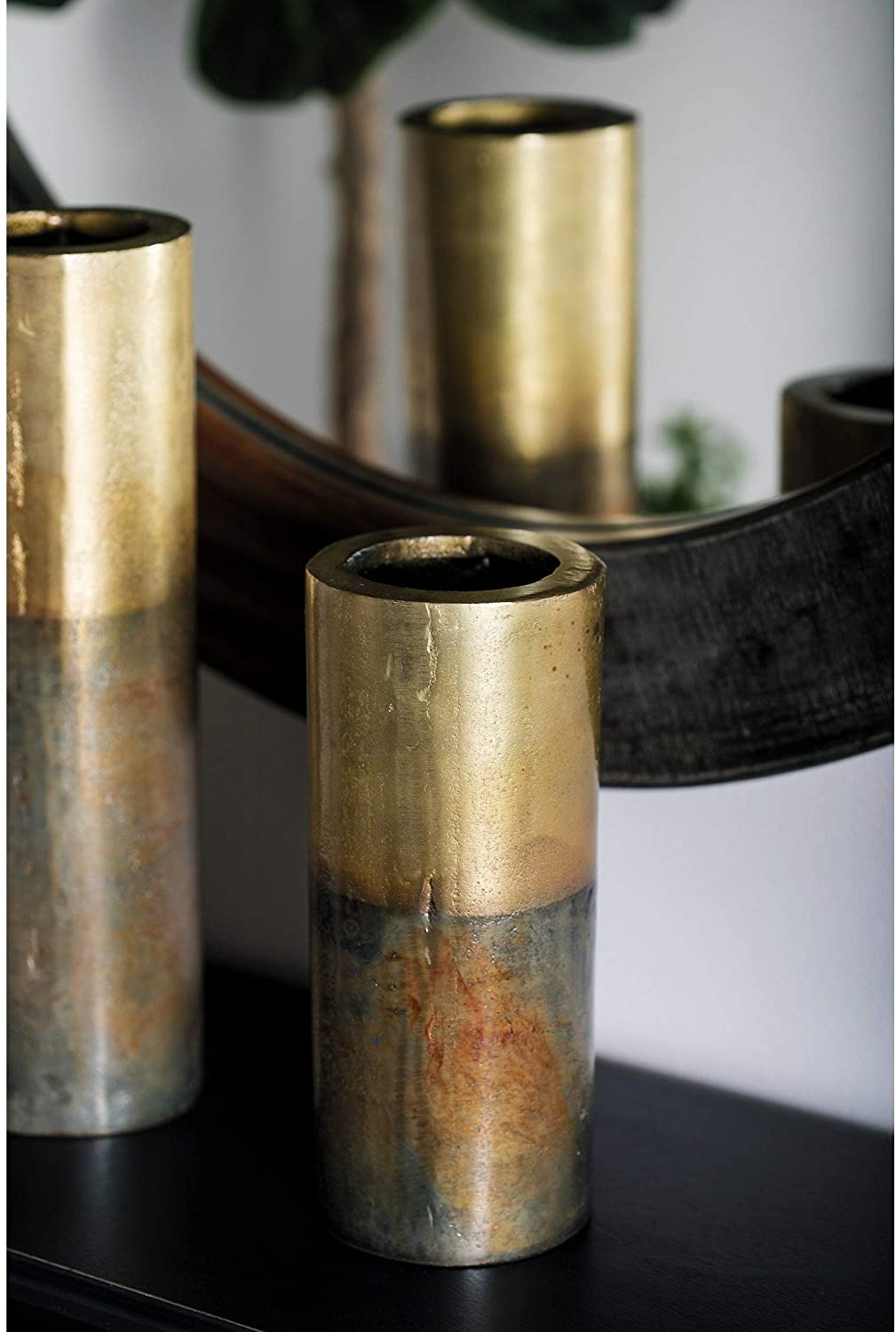 Rustic 10 X 4 Inch Flower Vase