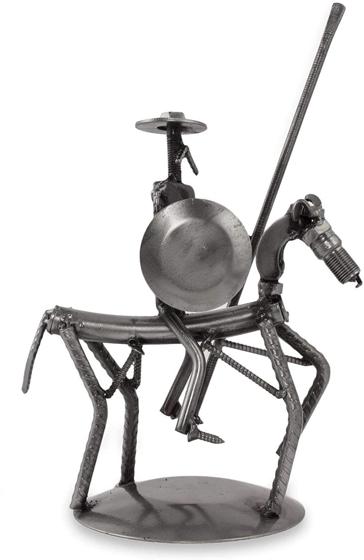 Handmade Recycled Auto Parts ' Quixote' Sculpture (Mexico)