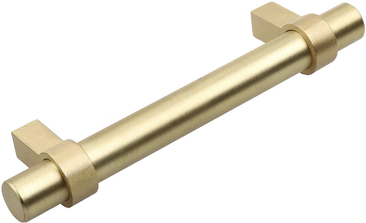 3 75 inch Solid Oil Satin Gold Euro Bar Pulls (Pack 25 Modern Contemporary Metal Finish - Diamond Home USA