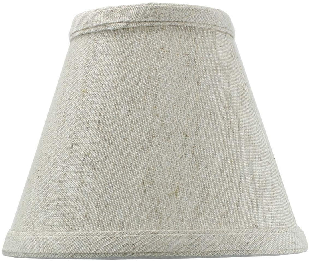 Textured Oatmeal Chandelier Lamp Shade Cream Modern