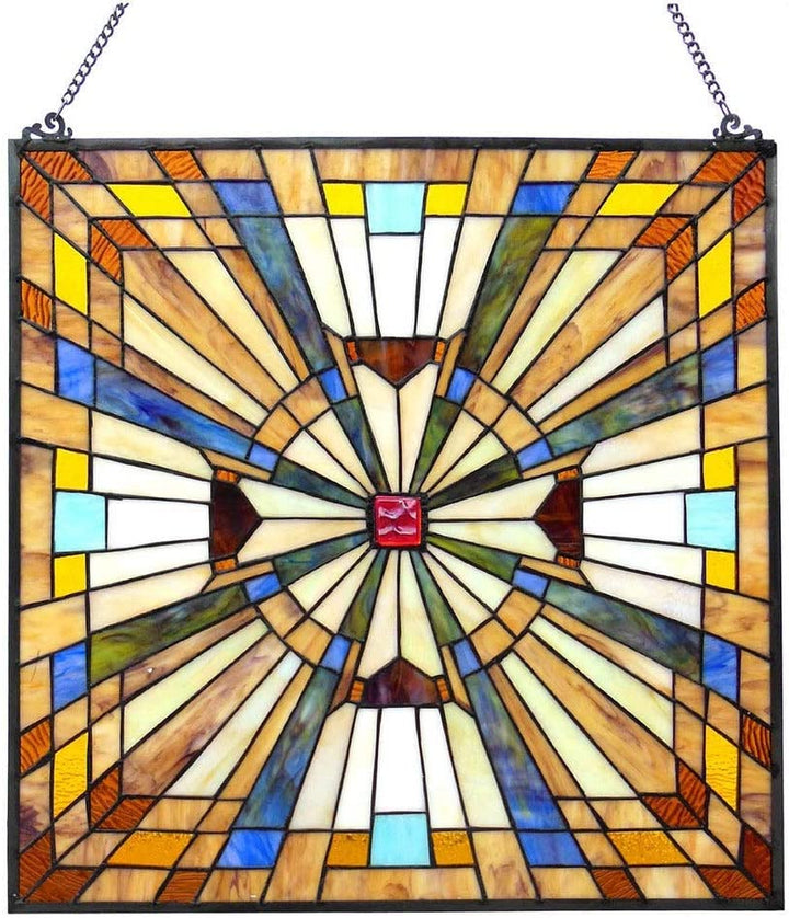 Tiffany Art Design Window Panel/suncatcher Color Novelty