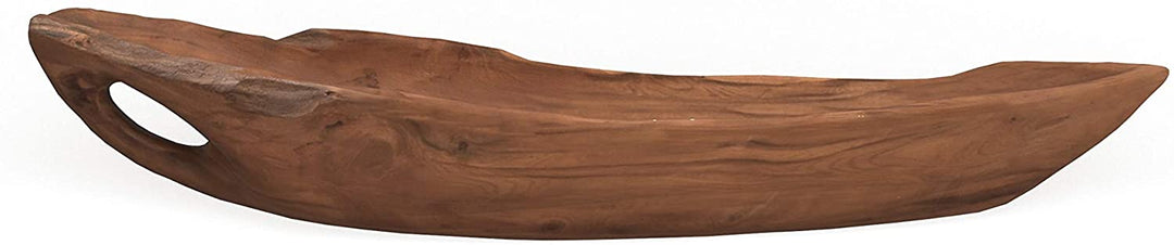 Teak Wood Bowl Black Acacia - Diamond Home USA