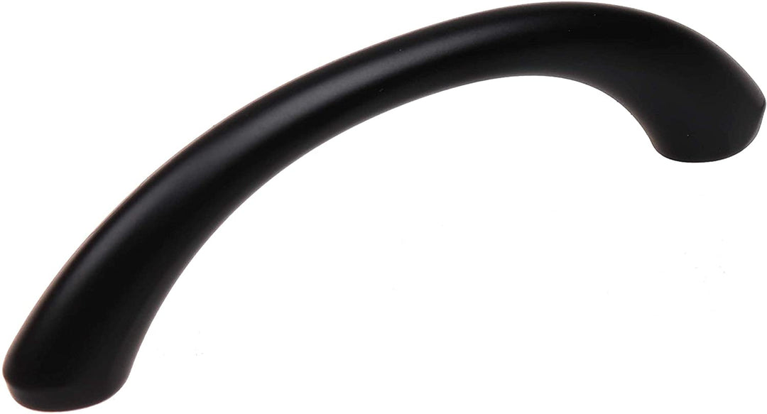 25 Pack 2 3/4 inch Center Modern Loop Cabinet Pull Black