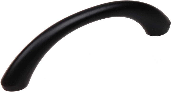 25 Pack 2 3/4 inch Center Modern Loop Cabinet Pull Black