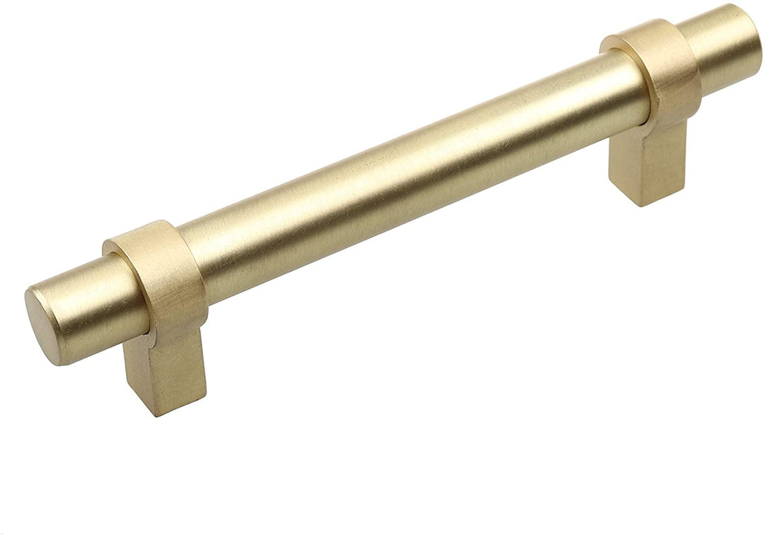 3 75 inch Solid Oil Satin Gold Euro Bar Pulls (Pack 25