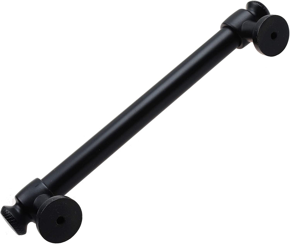 25 Pack 5 Center Matte Black Classic Euro Cabinet Pulls Traditional Metal - Diamond Home USA