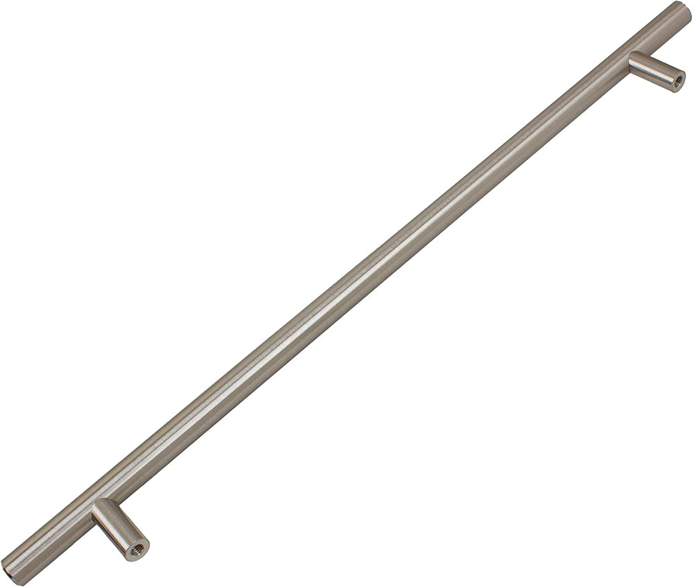 22 inch Stainless Steel Finish Cabinet Bar Pulls (Case 25) Grey Metal Nickel - Diamond Home USA