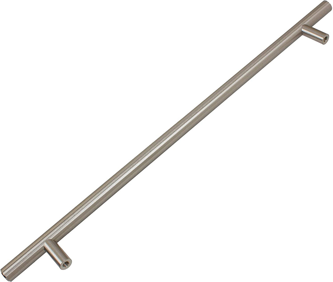 22 inch Stainless Steel Finish Cabinet Bar Pulls (Case 25) Grey Metal Nickel - Diamond Home USA