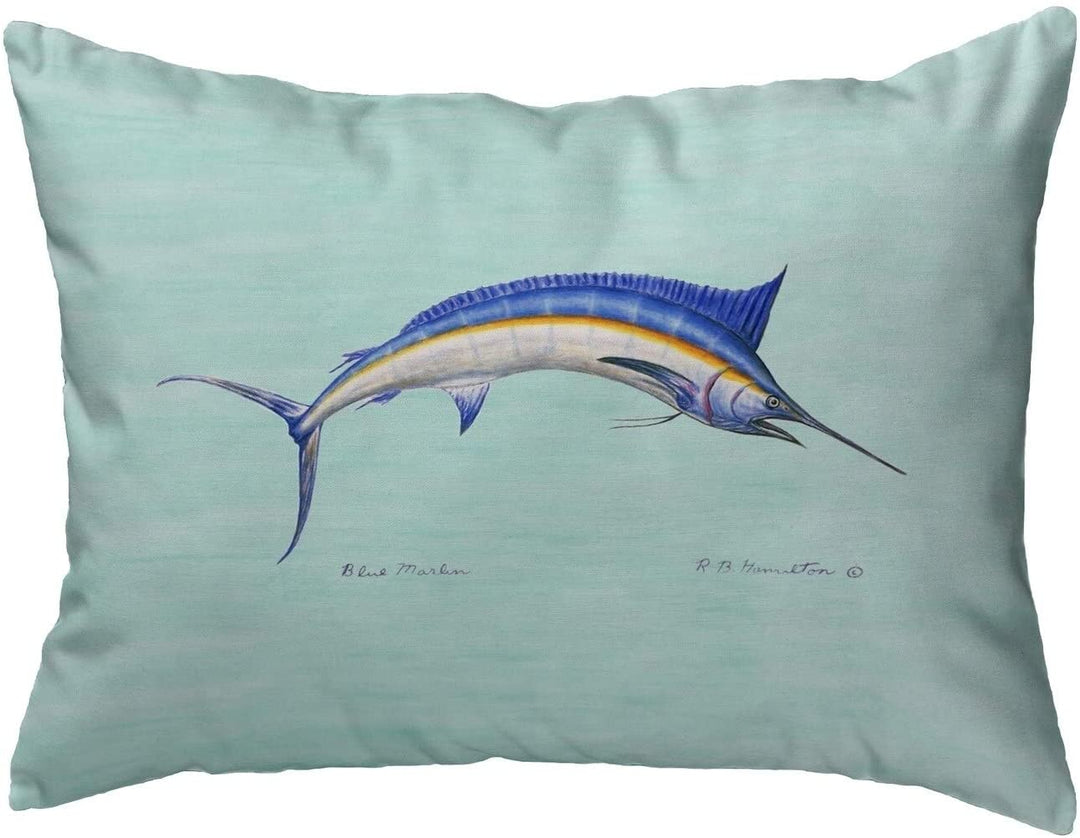 Blue Teal Small No Cord Pillow 11x14 Color Graphic