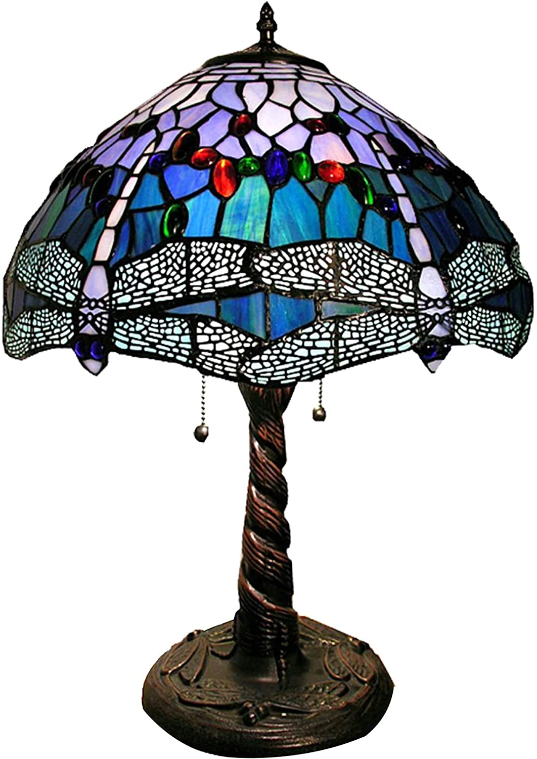 Tiffany Dragonfly Lamp Blue Tiffany Traditional