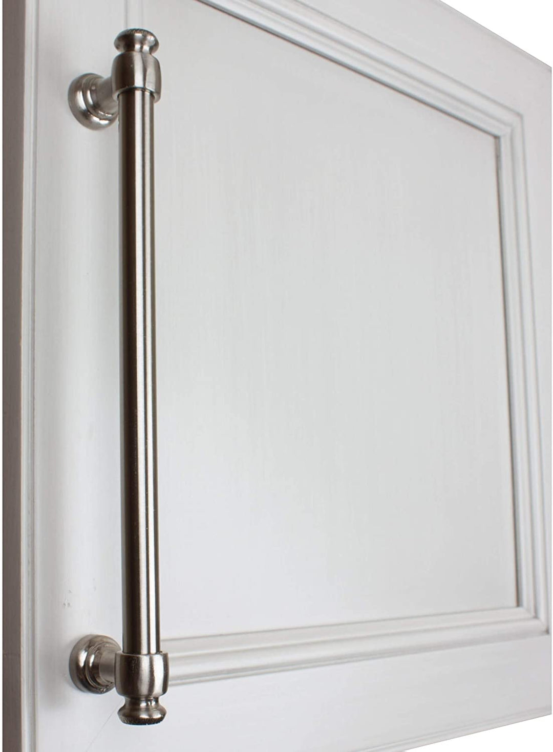 5 Pack 7 5/8 Cc Classic Satin Nickel Euro Bar Pulls Metal Finish