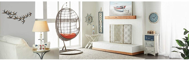 Coastal 30 X 19 Inch Distressed Wooden 3 Tiered Chest White Nautical Rectangle MDF - Diamond Home USA