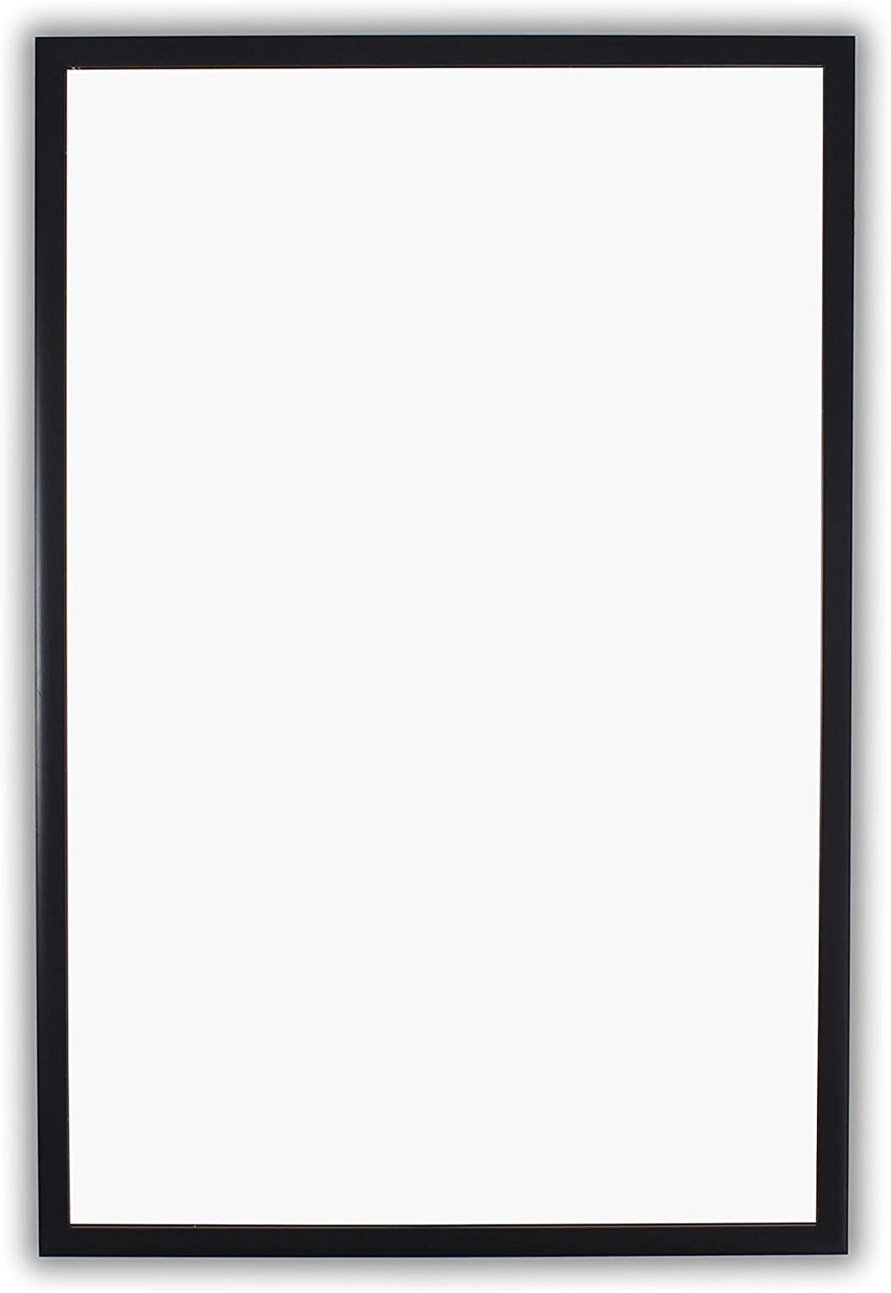 Black Wall Mounted Accent Mirror Includes Hardware - Diamond Home USA