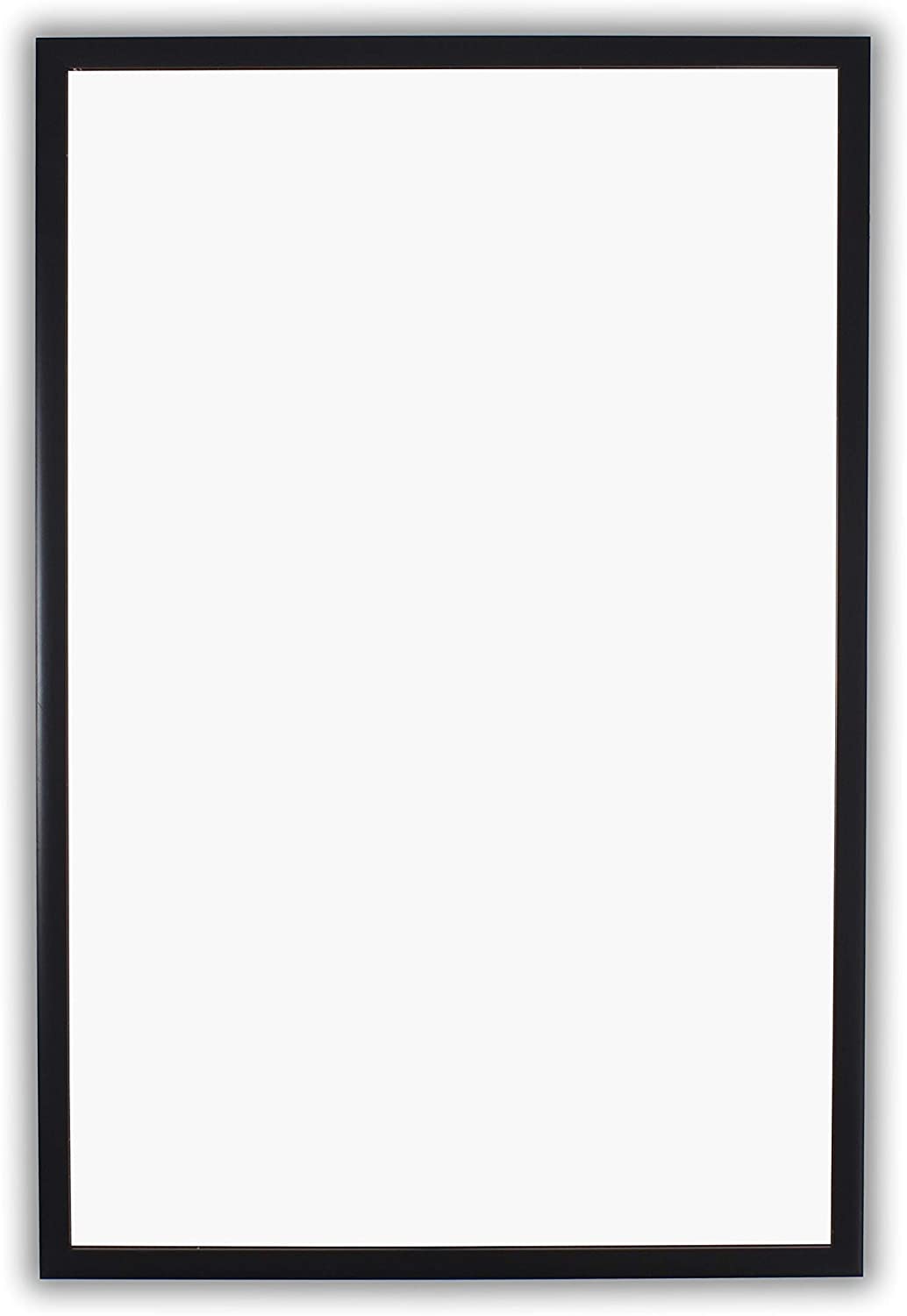 Black Wall Mounted Accent Mirror Includes Hardware - Diamond Home USA