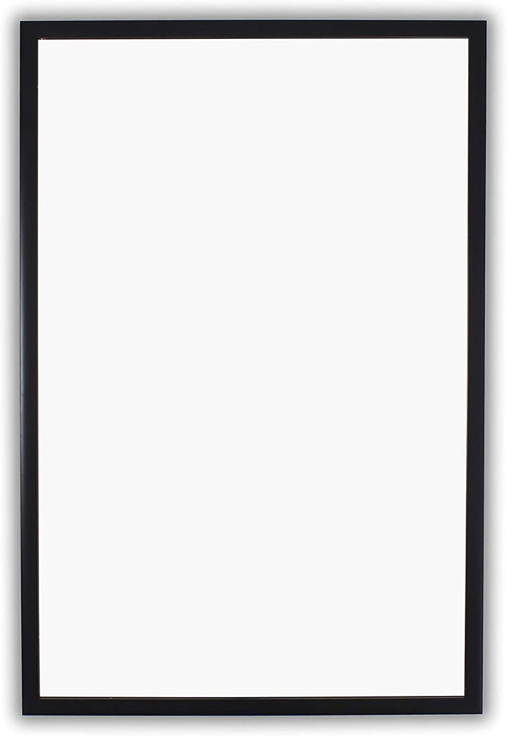 Black Wall Mounted Accent Mirror Includes Hardware - Diamond Home USA