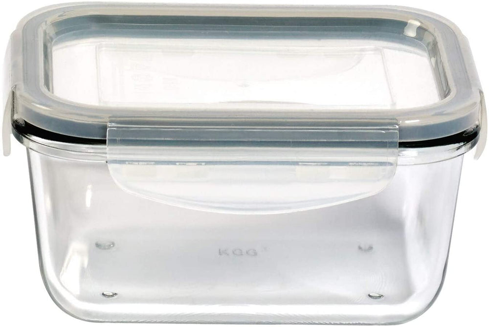 18pc Glass Food Storage Set Lids Gray Gaskets Clear Plastic 18 Piece - Diamond Home USA