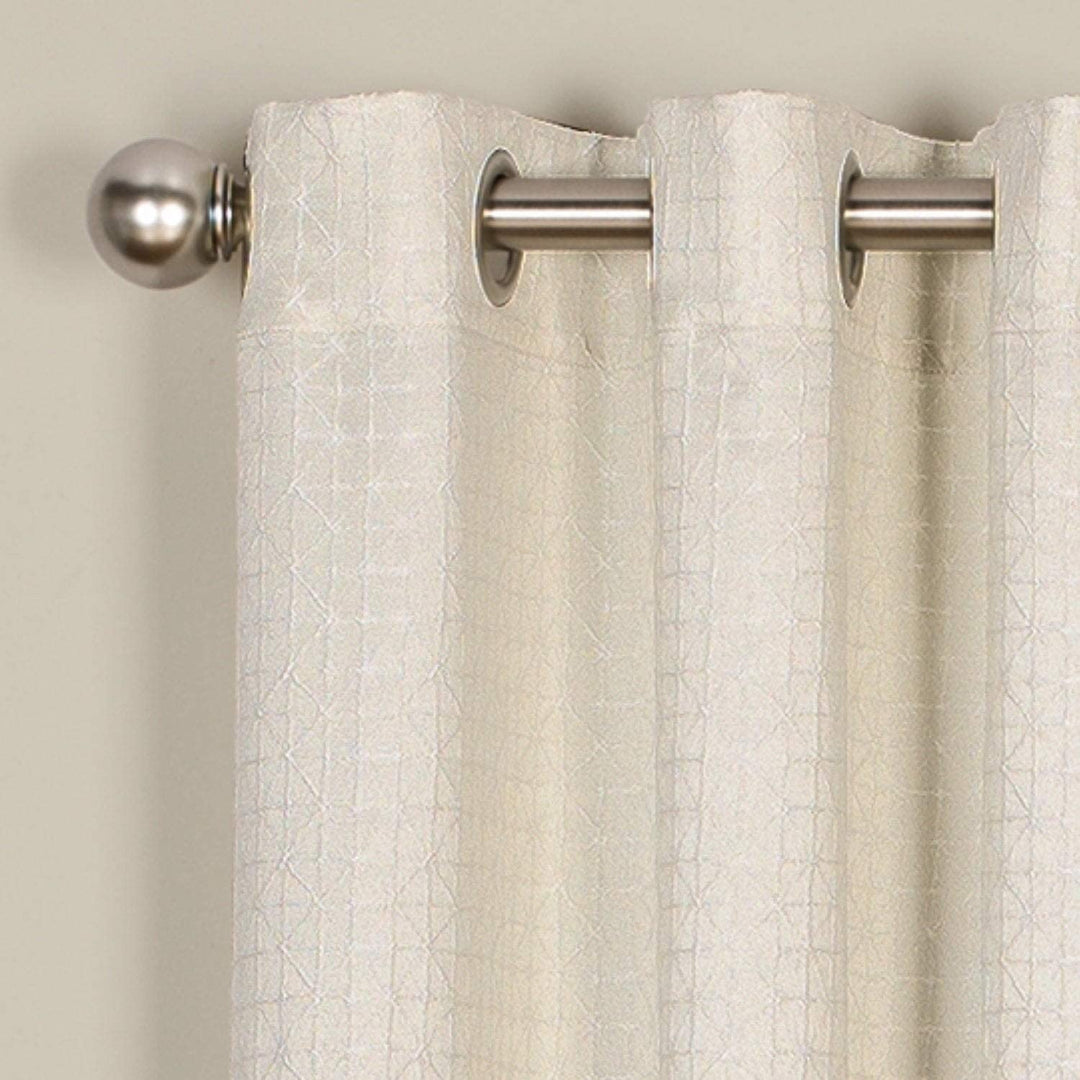 Ivory 63 inch Panel Natural Solid Transitional Polyester - Diamond Home USA