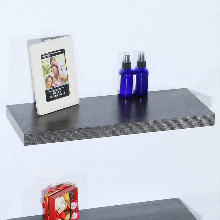 Modern Contemporary Black Oak Floating Shelf 23 629 251 5