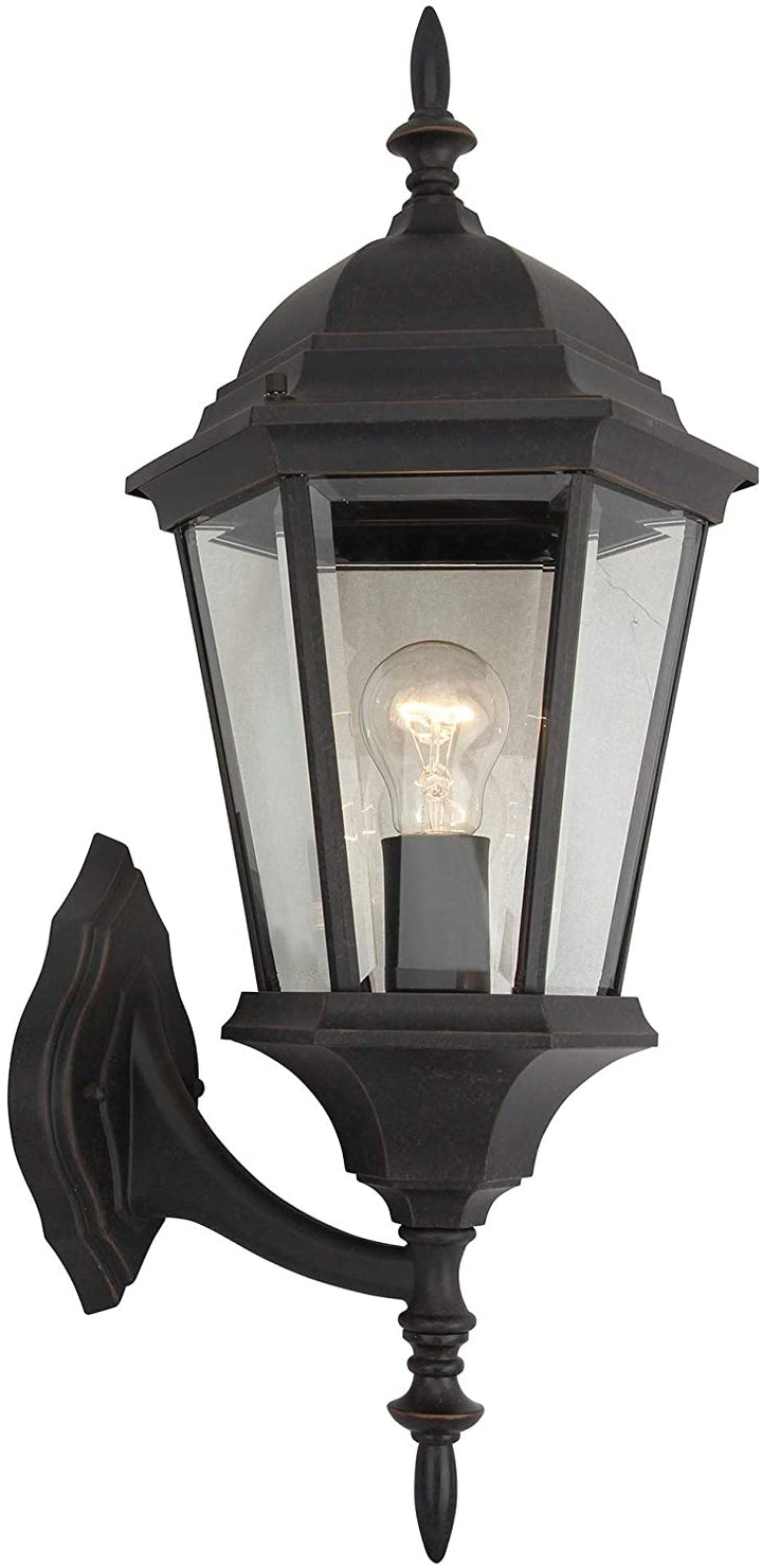 1 Light Outdoor Wall Lantern Oil Rubbed Bronze Traditional