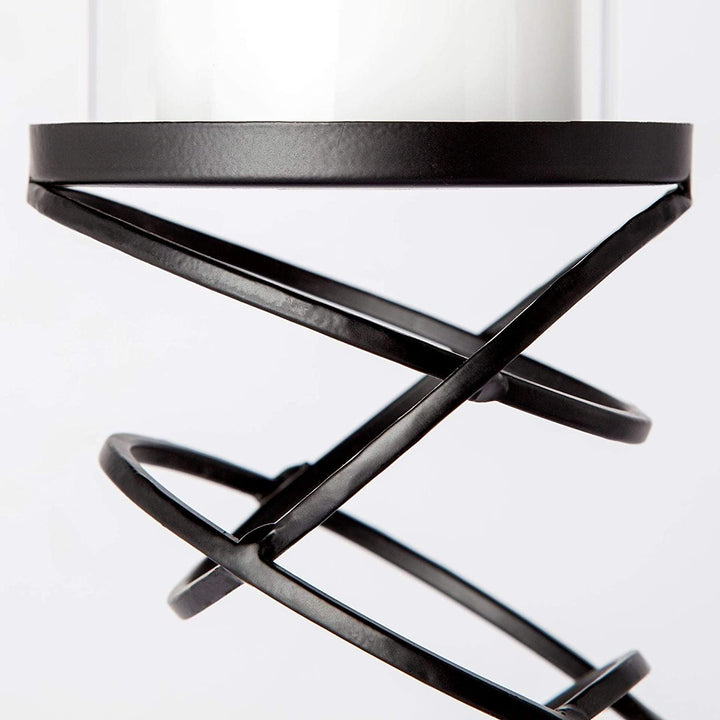 I (Small) Candleholder Black Farmhouse Industrial Metal - Diamond Home USA