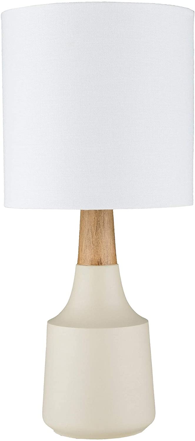Ivory Modern Table Lamp Cream Contemporary Bulbs Included - Diamond Home USA
