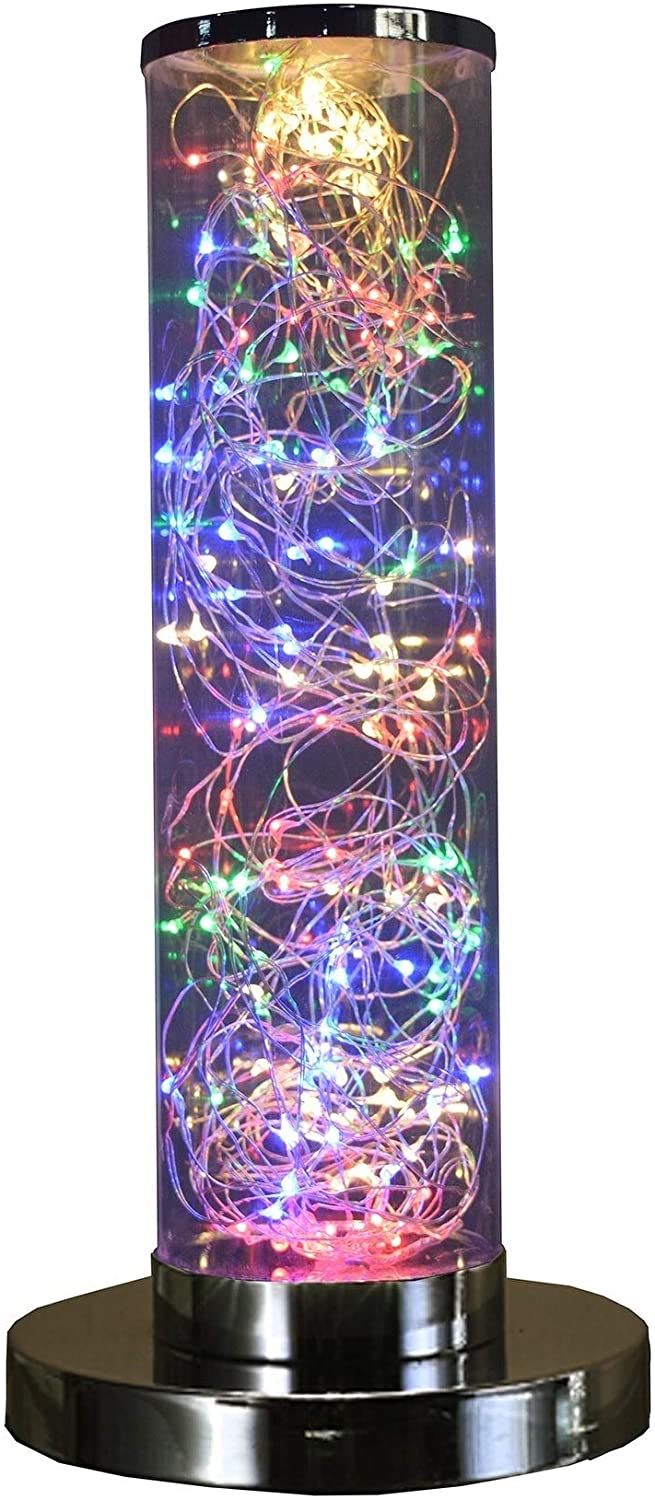 Exposed Colored Rope Led Column Table Lamp Color Modern Contemporary - Diamond Home USA