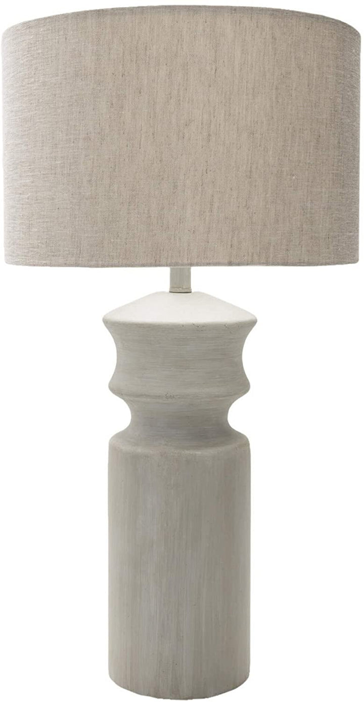 MISC Farmhouse Grey Table Lamp Off/White Transitional