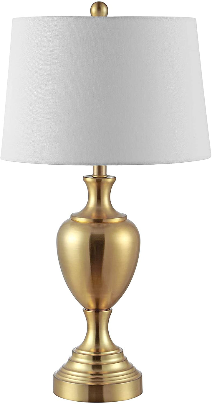 Lighting 28 inch Poppy Iron Table Lamp 15" X 28" Brass Modern Contemporary Traditional Gold Bulbs Included - Diamond Home USA