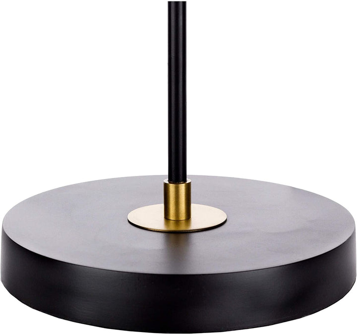 Black Metal Table Lamp Modern Contemporary Bulbs Included