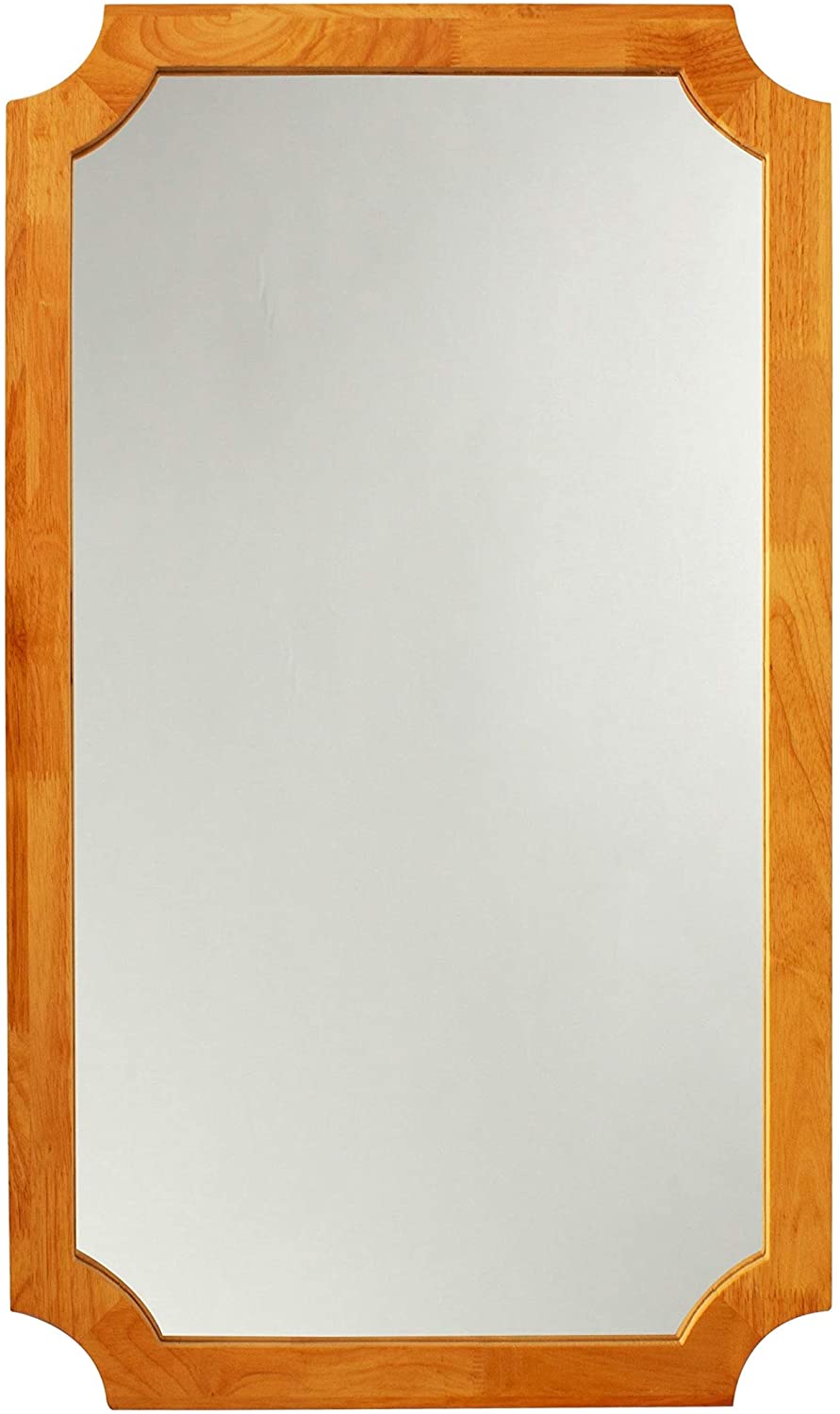 Maple Wall Mounted Accent Mirror Mid Century Modern Includes Hardware - Diamond Home USA