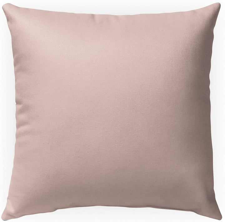 Dusty Pink Indoor|Outdoor Pillow by 18x18 Pink Modern