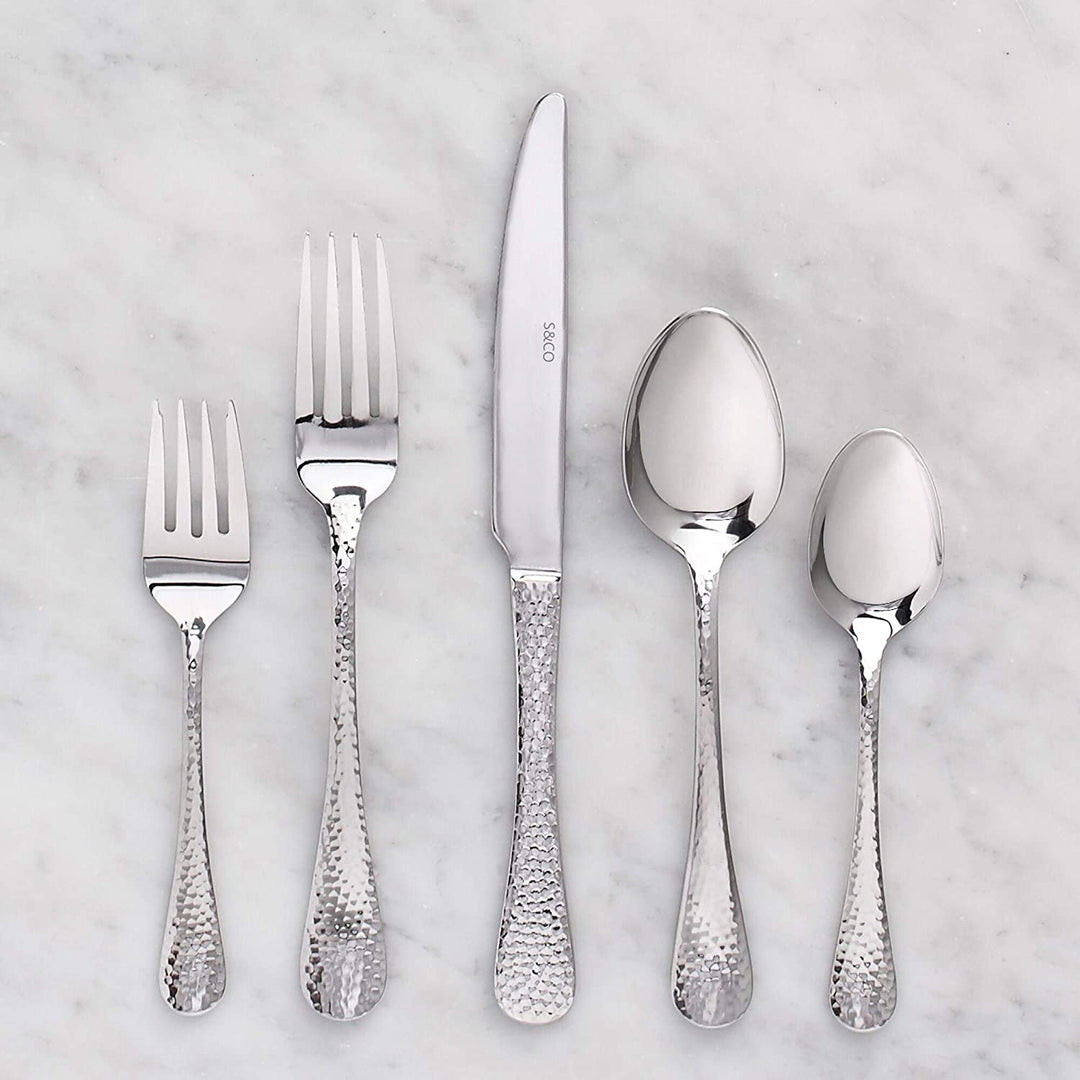 Flatware Stainless Steel 20pc Set Chicago None Modern Contemporary - Diamond Home USA