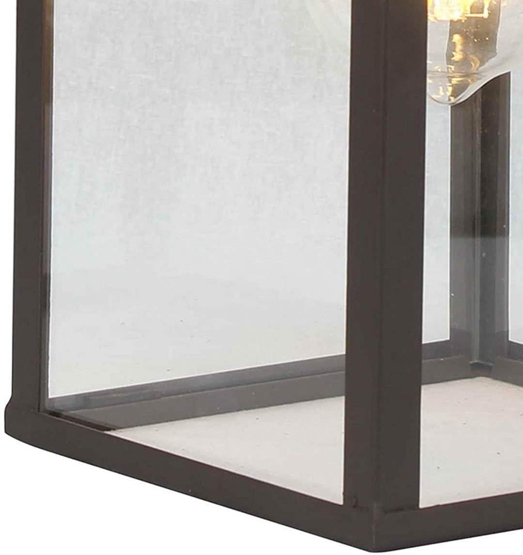 1 Light Outdoor Wall Lighting Bronze Finish 6 25" w X 13 75" h 8" d Traditional Dimmable