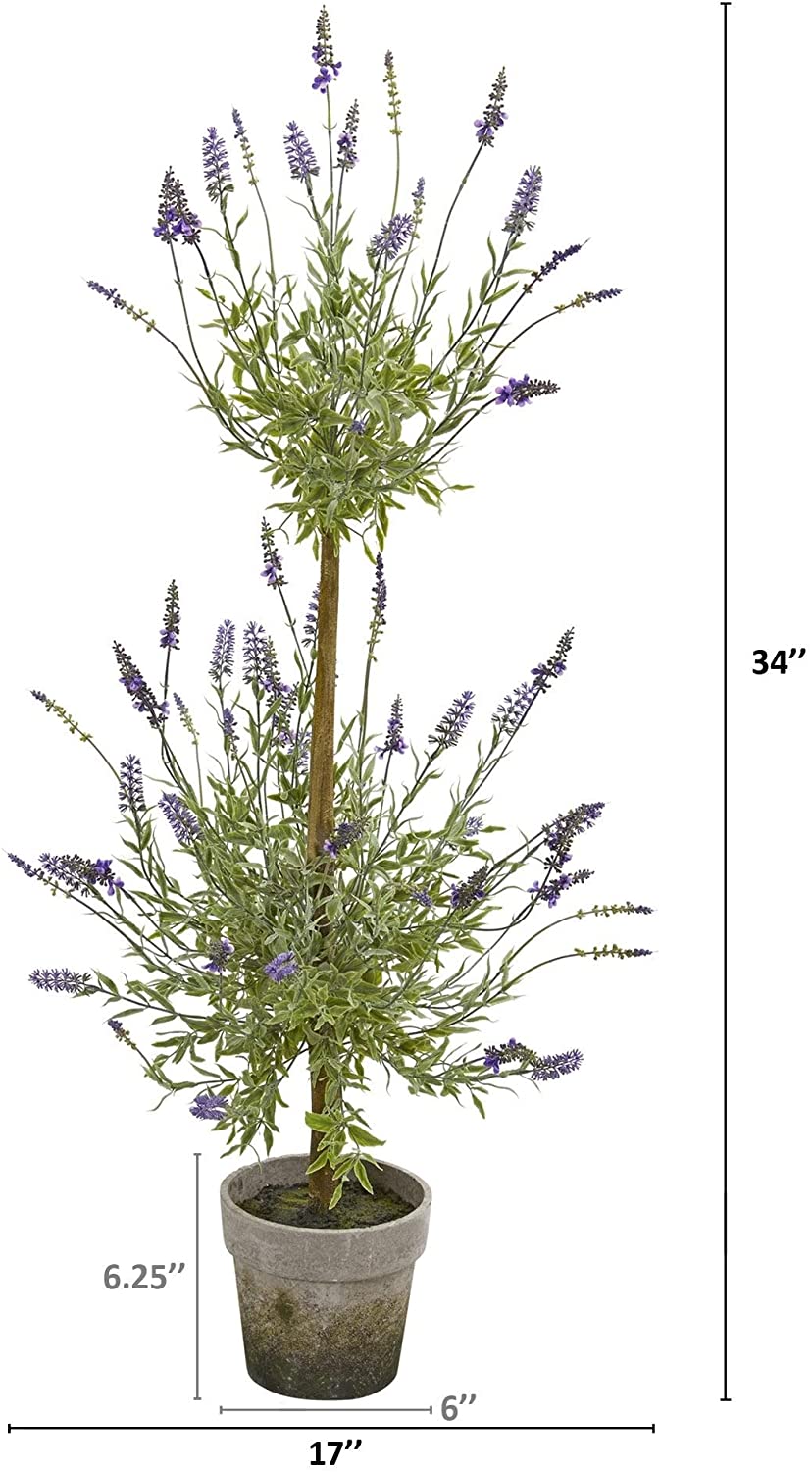 34" Topiary Artificial Tree - Diamond Home USA