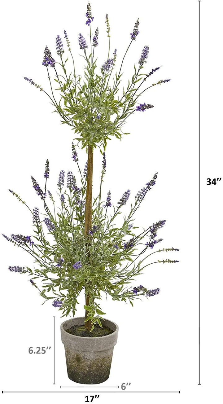 34" Topiary Artificial Tree - Diamond Home USA