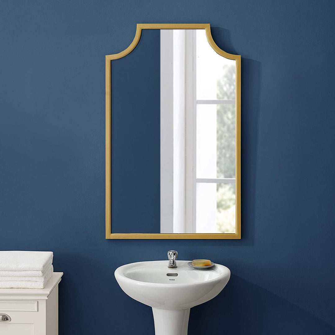 Goldtone Wall Mirror