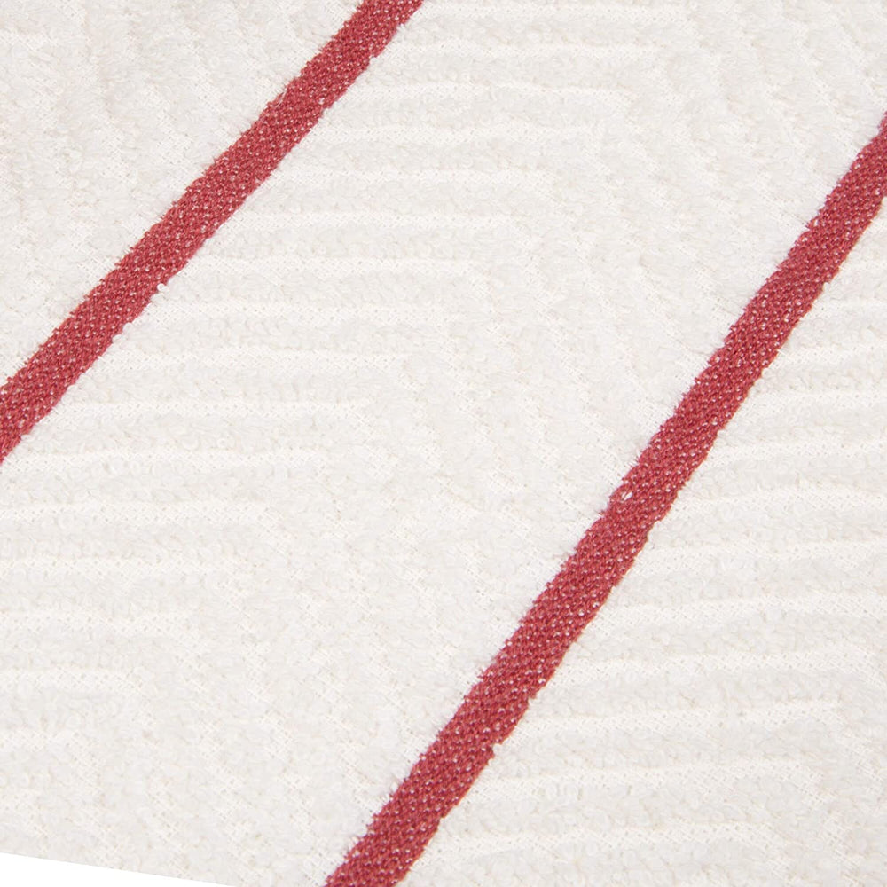 Cotton Popcorn Kitchen Towel Set Color Solid Stripe Casual Classic Modern Contemporary - Diamond Home USA