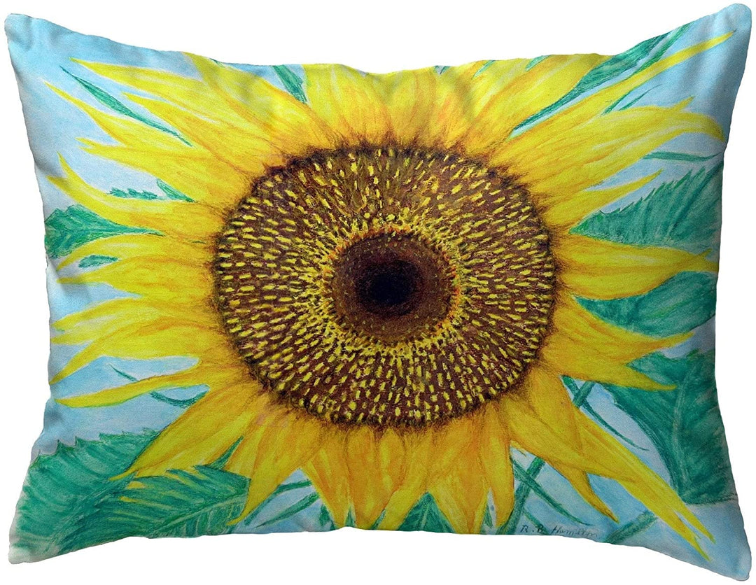 Sunflower Noncorded Pillow 11x14 Color Graphic Casual