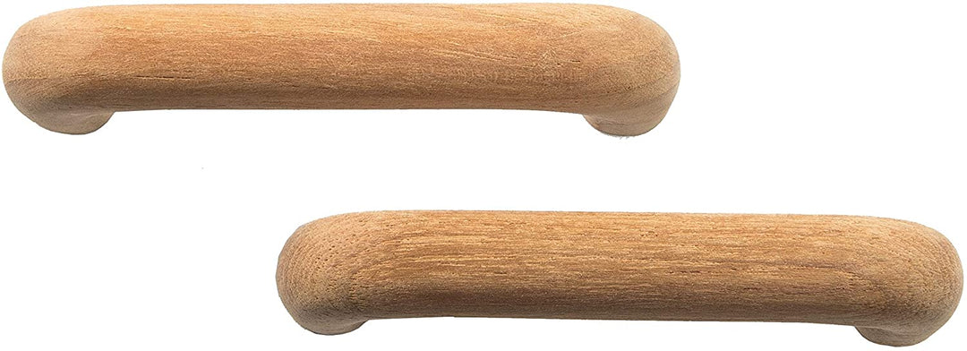 Teak Handle Drawer Pull Brown Traditional Wood Natural Finish - Diamond Home USA